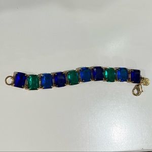 Emerald and Sapphire Bracelet